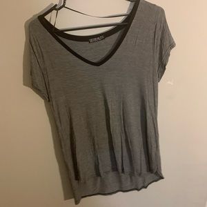 Black and white blouse